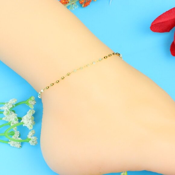 Elegant Handmade Anklet – Perfect for Women & Girls | Ideal Gift Option, DYC1385 - Picture 3 of 8